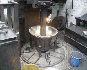 Hasell Lathe tuning bell John Taylors Bell Foundry 2006