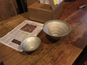 Exone printed bronze-stainless bells
